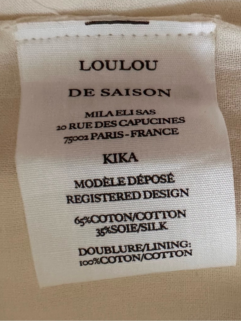 LOULOU DE SAISON Kika Gathered Cotton & Silk Voile Maxi Dress - Picture 9 of 10